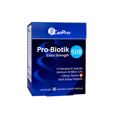 CanPrev Pro-Biotik 50B Extra Strength 30 capsules